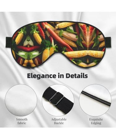 Buy Vegetable Corn Soft Sleep Eye Mask | Breathable Eye Patch for Women | Ideal for Travel & Relaxation - Buy Online on GoSupps.com