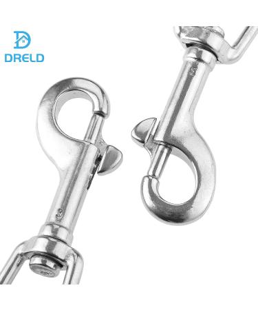 Swivel Eye Bolt Snap Hook Mount 316 Stainless Steel with Rubber Pad - Pack of 5 for Fishing Boat, Canoe & More - Buy Online on GoSupps.com