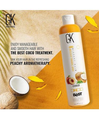 GK Hair Global Keratin Coco Treatment 300ml | Vegan Brazilian Blowout for Silky Smooth Hair - Buy Online on GoSupps.com