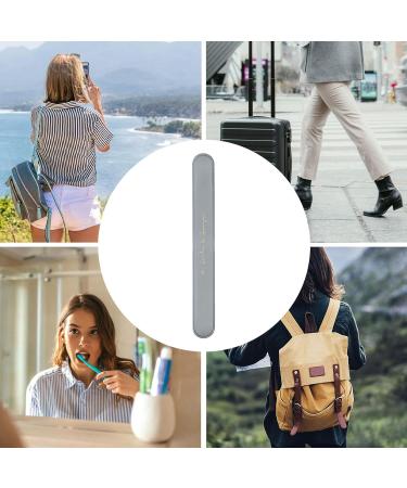 Eco-Friendly Bamboo Travel Toothbrush Holder Case | Breathable Travel Toothbrush & Toothpaste Storage Box - Perfect for International Shipping - Buy Online on GoSupps.com