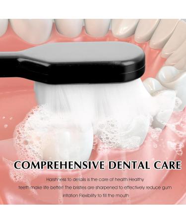 Buy Wllhyf Extra Soft Toothbrush Set - Micro Nano Fiber for Sensitive Gums - 6 PCS Adult & Child Toothbrushes (Black Green Pink) - Ideal for Oral Care & Gum Recession - Buy Online on GoSupps.com