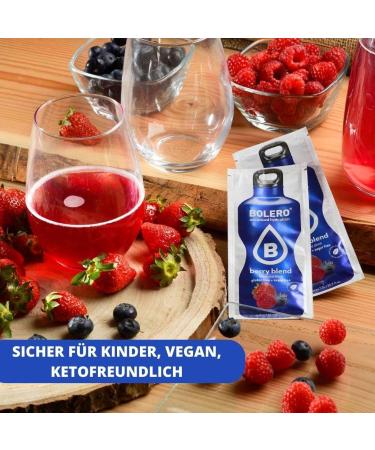 Bolero RED ORANGE 24x3g | Sugar-free juice powder sweetened with stevia + vitamin C | for children and athletes | gluten-free vegan | red orange flavor - Buy Online on GoSupps.com