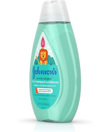 Johnson's Baby Shampoo & Conditioner 2-in-1 13.6oz (400ml) - Pack of 3 - Buy Online on GoSupps.com