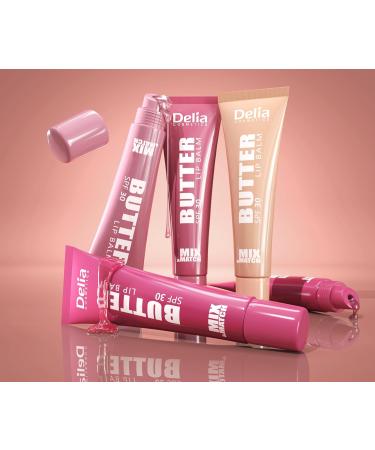  Delia Cosmetics Delia Cosmetics Mix & Match Butter Lip Balm Coffee Time Nourishing lip balm in a tube SPF 30 Juicy shine Long-lasting hydration Light velvety color 10 ml - Buy Online on GoSupps.com
