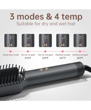 Hair Straightener Brush for Dry/Wet Hair - Fast Styling Reduces Heat Damage Dual Voltage Portable & Travel-Friendly - Buy Online on GoSupps.com