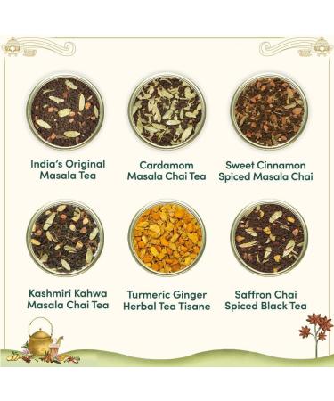 VAHDAM Coffret Cadeau De Th En Vrac Chai (12 Saveurs) Coffret Cadeau De Th | Bo te De Assortie Sans Gluten Sans OGM | Coffret Cadeau Femme & Homme Assortiment de th Chai - Buy Online on GoSupps.com