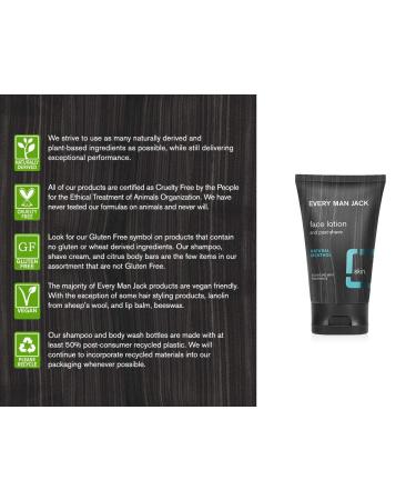 EVERY MAN JACK Signature Face Lotion 4.2 oz - Hydrating & Nourishing Formula for Men | International Shipping Available - Buy Online on GoSupps.com
