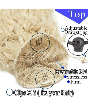 45cm Updo Bun Ponytail Hair Extension - Curly Wavy Synthetic Natural Horse Tail - Buy Online on GoSupps.com