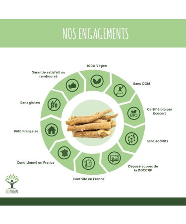 Bioptimal - Racines d'Ashwagandha Indien Bio en Poudre - Withania Somnifera 100% Pur - Sommeil Anti-Stress Libido Adaptog ne - Contr l et Conditionn en France - Certifi Ecocert - 100g 100 g (Lot de 1) - Buy Online on GoSupps.com