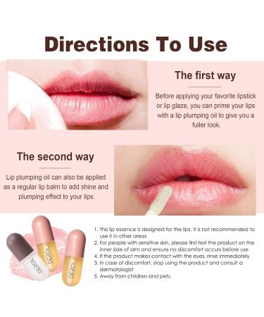 3 PCs Natural Lip Plumper Kit - Hydrating Lip Care Serum for Fuller Voluminous Lips | Lip Filler Booster & Moisturizer - Buy Online on GoSupps.com
