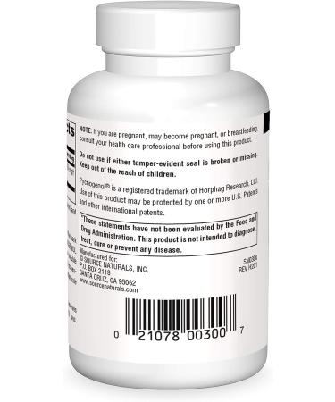 Source Naturals Pycnogenol 25mg Proanthocyanidin Complex - 120 Tablets - Buy Online on GoSupps.com