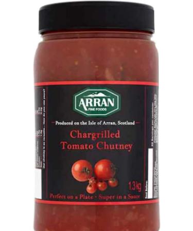 Chargrilled Tomato Chutney 1.3kg A thick red chutney. Full of tomatoes onions apples & mustard seed. Resturant Quality Ideal for cheese as a spread or dip - Buy Online on GoSupps.com