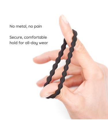 Peanut Hair Ties 18 Pcs - Long Lasting Braids & Ponytails - Natural Hair Accessories for Women - Buy Online on GoSupps.com