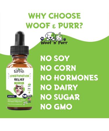 Cat Constipation Relief - May Help to Reduce Constipation & Blocked Bowels Improve Bowel Movement & Much More - Constipation Relief for Cats - Cat Laxative - 1 fl oz - Chicken Flavor (2) - Buy Online on GoSupps.com