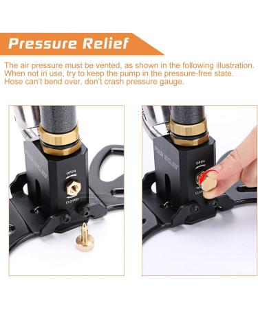 FOUR UNCLES High Pressure Hand Pump 4500 Psi for PCP Air Rifle - Black | Efficient PCP Hand Pump - Buy Online on GoSupps.com