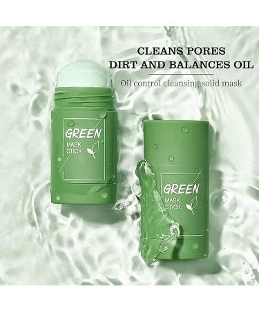 Green Tea Mask Stick for Face - Blackhead Remover & Pore Cleansing with Green Tea Extract - For All Skin Types - Buy Online on GoSupps.com