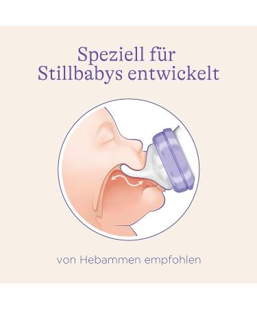 Lansinoh Glass Baby Bottle with NaturalWave Teat Size M - 240 ml | Durable Safe & BPA-Free - Best for Baby Feeding - Buy Online on GoSupps.com