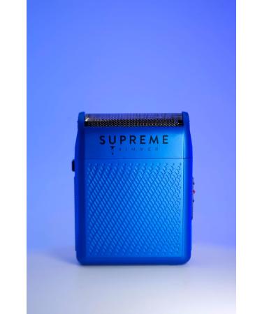 Supreme Trimmer Crunch Lite & Solo Foil Shaver Kit - Pro Barber Electric Foil Razor STF600 & STF101 Set | Blue - International Shipping Available - Buy Online on GoSupps.com