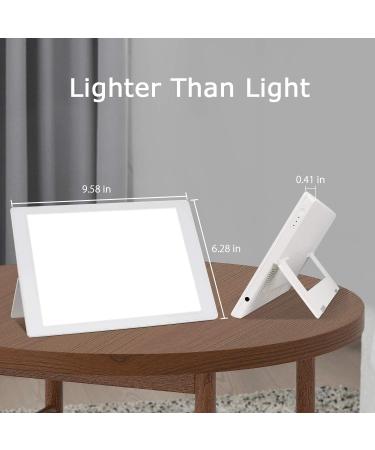 10000 Lux UV-Free Light Therapy Lamp with Adjustable Brightness and Timer - Ideal for Home or Office Use - Buy Online on GoSupps.com