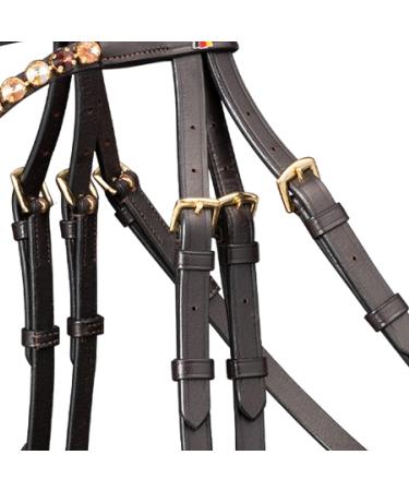 WALDHAUSEN X-Line Goldheart Bridle - Swedish Combination Brown VB | International Shipping Available - Buy Online on GoSupps.com