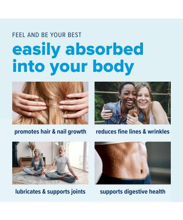 Just Bjorn Marine Collagen Peptides Starter Kit - Collagen Powder for Women & Men - Skin Hair Nail & Joint Support - Hyaluronic Acid Vitamin C Amino Acids - Unflavored (90 Servings) - Buy Online on GoSupps.com