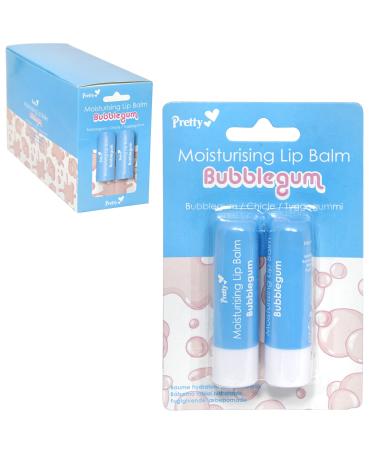 Pretty bubble gum lip balm moisturising