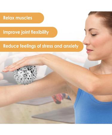 AEAEAN 6-Piece Magnetic Hedgehog Hand Massage Balls - Relieve Muscle Fatigue & Promote Blood Circulation (32mm/47mm) - Buy Online on GoSupps.com