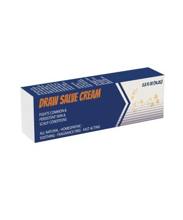Drawing Salve Cream - Fast Acting Relief for atopic Eczema Itchy Hands feet Bums armpits - moisturiser to Soothe Itchy Dry Skin - Suitable for Adults and Children 0.5 Fl Oz (Pack of 18)