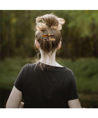 8 Pieces French Hair Clips - Leopard Pattern Duck Beak Clips for Women & Girls - Perfect for Fine Hair - Buy Online on GoSupps.com