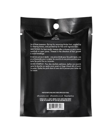 e.l.f. Tweezer Trio Kit - Mini Eyebrow Tweezers for Shaping, Defining & Grooming Brows | Vegan & Cruelty-Free - Buy Online on GoSupps.com
