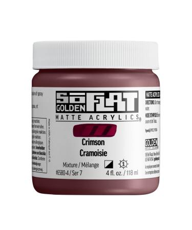 Golden : SoFlat : Matte Acrylic Paint : 118ml : Crimson