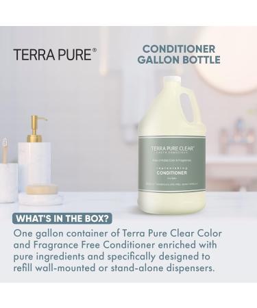 Terra Pure Clear Color & Fragrance Free Conditioner - Gallon Size for Healthy Hair - International Shipping Available - Buy Online on GoSupps.com
