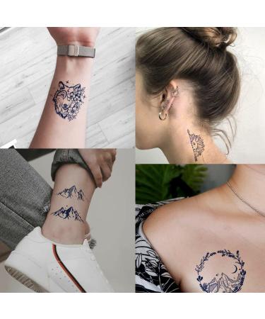 Semi-Permanent Mountain Butterfly Tattoos for Women - Waterproof & Realistic Body Art Stickers - Lasts 1-2 Weeks - Buy Online on GoSupps.com