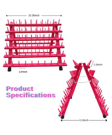 120 Pegs Braiding Hair Rack - Time-saving Hair Extension Holder in Rose Red - Buy Online on GoSupps.com