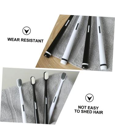 KOMBIUDA Manual Toothbrush - 4 Pack Wangan Hair Cleaning Brush for Pregnant Women - Soft Silicone Toothbrush for Gentle Care - Buy Online on GoSupps.com