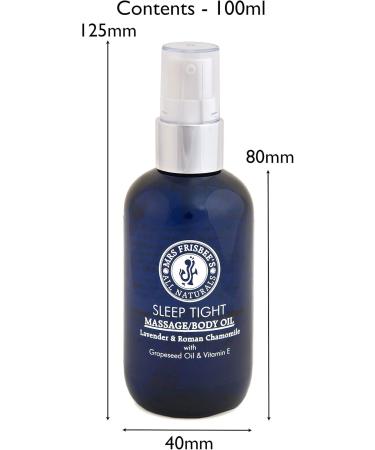 Sleep Tight Massage Oil - Lavender & Roman Chamomile 100ml for Healthy Sleep | International Shipping Available - Buy Online on GoSupps.com