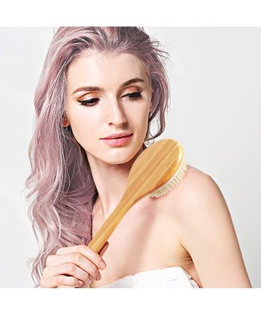 Jayzuum Set of 2 Back Brushes - Long Handle Dry Bath Brush for Peeling & Massage | International Shipping Available - Buy Online on GoSupps.com