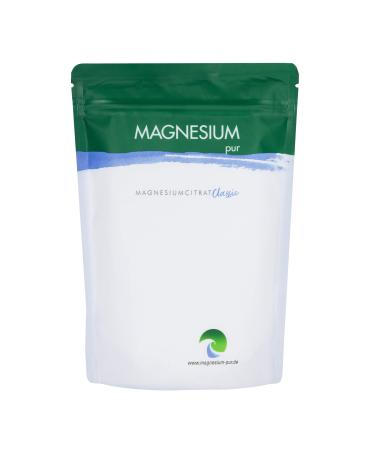 Magnesium-Pure Powder 500g refill bag pure magnesium citrate powder highly bioavailable vegan without additives