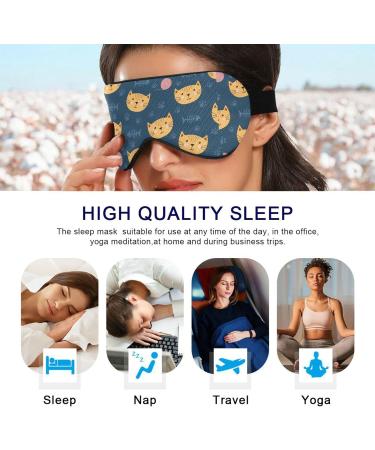 Haskirky Light Blocking Eye Mask - Adjustable for Deep Sleep & Meditation - Men and Women - Ideal for Travel & Office Use - Buy Online on GoSupps.com