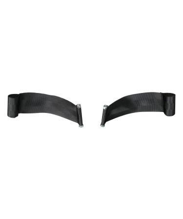 Drive Medical Heel Loops for Swing Away Foot Rest, Black Universal 1 Count