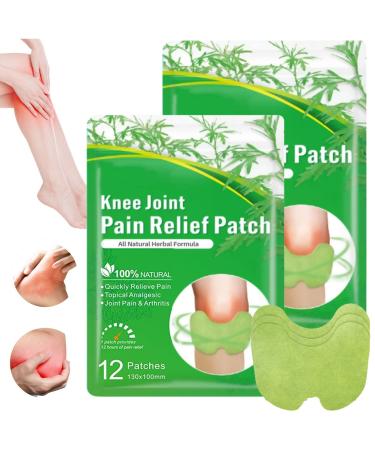 2 Bags/24 PCS Flexiknee Natural Herbal Knee Patches Natural Knee Patches  Knee Patches