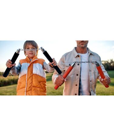 CKINCC Nunchucks - Safe Foam Rubber Training Sticks for Kids & Adults - Martial Arts Black2 - Buy Online on GoSupps.com