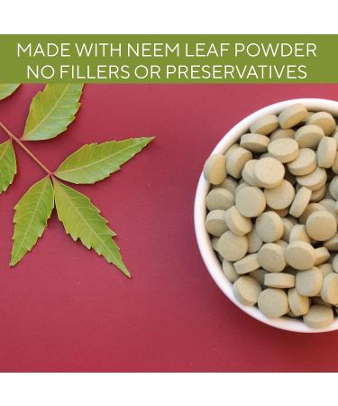 Grenera Neem Tablets - Pure Neem Leaf Kosher & Halal Certified Supplement | 240 Tablets - Buy Online on GoSupps.com