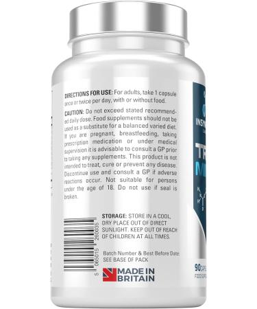 Ultra Premium Trace Minerals Complex - 90 Multimineral Tablets with Zinc, Iodine, Selenium, Boron, Potassium, Copper - Top UK Minerals Supplement - Buy Online on GoSupps.com
