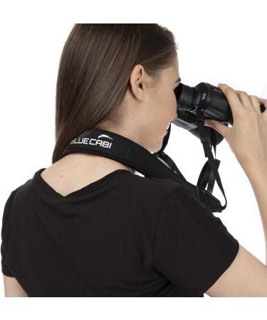 BlueCabi Neoprene Neck Shoulder Strap for Cameras and Binoculars - Comfortable & Adjustable Men and Women - Anti Slip Lightweight Design - Black - Buy Online on GoSupps.com