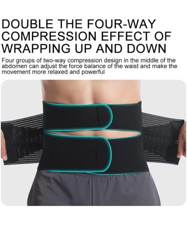 Waist Trainer Adjustable Back Lumbar Support Belt Breathable Waist Brace Strap Lumbar Belt Waist Cincher(G X-Large) X-Large G - Buy Online on GoSupps.com
