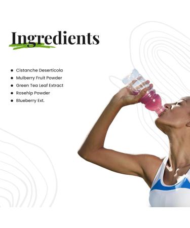 Super Antioxidant Blend | High Potency Mulberry Cistanche Green Tea & More | Supports Immunity Heart & Joint Health | Non-GMO Made in USA | 30 Servings - Buy Online on GoSupps.com