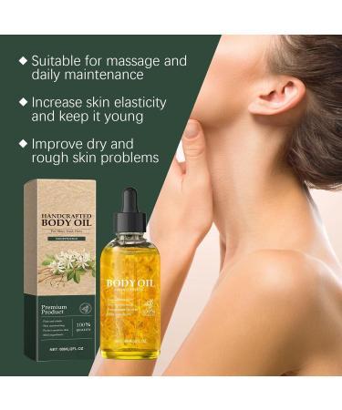 ARANYA Handcrafted Body Oil with Honeysuckle Extract Castor Seed Oil Jojoba Seed Oil Skin Moisturizing 60ml/2fl oz - Buy Online on GoSupps.com