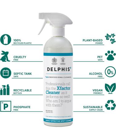 Delphis Eco Xfactor Spot and Stain Remover Spray | Eco Friendly | Remove Tough Stains | Permanent Marker Remover - Buy Online on GoSupps.com