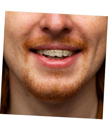  FRCOLOR FRCOLOR Hiphop Six-Stand Gold Plated Teardrop Braces Teardrop Bottom Teeth Caps Teardrop Shaped Lower Teeth Cap Hiphop Teeth Cap Teardrop Shaped Mouth Teeth Cap Teardrop Grill Cap Copper Gold - Buy Online on GoSupps.com